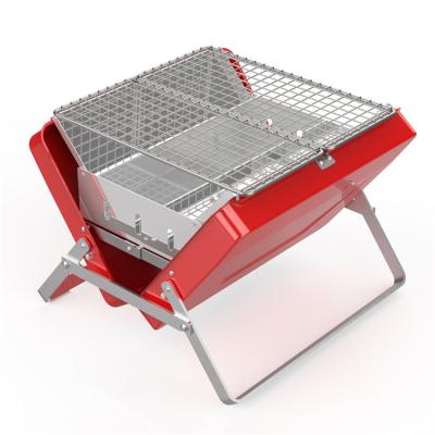 China Easily Assembled Outdoor Camping Balcony BBQ Use Stainless Steel Portable Folding Charcoal BBQ Grill for sale