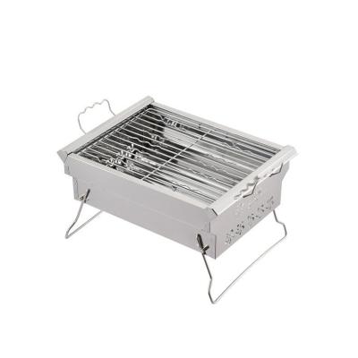 China Professional Manufacturer Outdoor Portable Foldable Charcoal BBQ Grill Fireproof Grill for sale