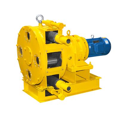 China Semi Solid Concrete Mortar Cement Slurry Pulp Maker Produce Concrete Soft Rubber Hose Pump Extrusion Pump Peristaltic Pump for sale