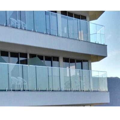 China Contemporary Spigots Glass Pool Fence Acrylic Balcony Railing for sale