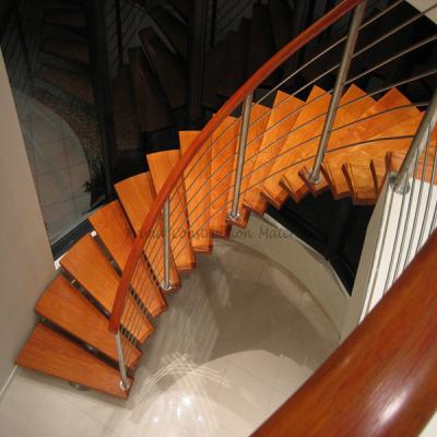 China Easy clean high quality modern glass stairs fencing handrail for stair indoor stairs for sale