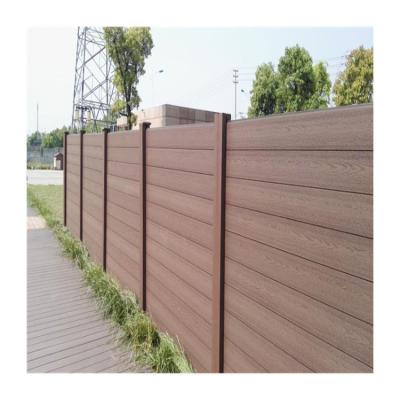 China Easily Assembled Wood Wpc 180X180Cm UV Resistant And UV Waterproof Outdoor Plastic Composite Garden Patio Fence for sale