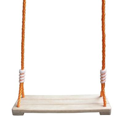 China Outdoor play wood swing seat for playground eqipment for sale