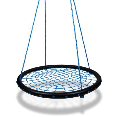 China Outdoor Game 120cm Kids Tree Swing Net Round Outdoor Garden Children Toddler Arming Rope Nest for sale