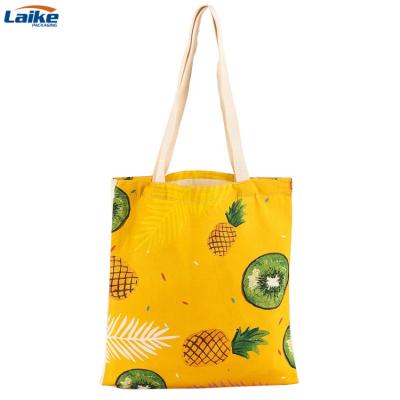 China Eco-friendly Heat Transfer Printing Plain White Logo Cloth Cotton Fabric Shopping Tote Bag Beach Tote Bag Canvas for sale