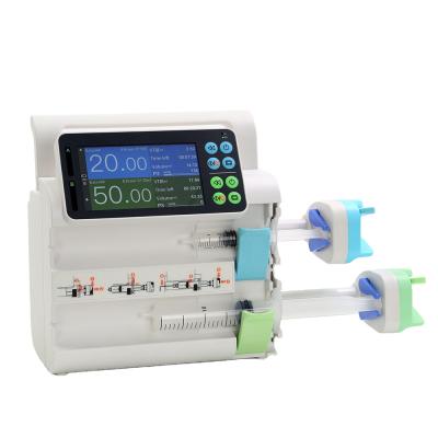 China High Quality Plastic PRSP-S5000 Most Advanced Electric Dual Channel Syringe Pump for sale