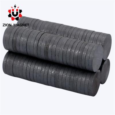 China Ferrite Disc Magnet for Radial Magnetization and Axial Magnetization Direction for sale