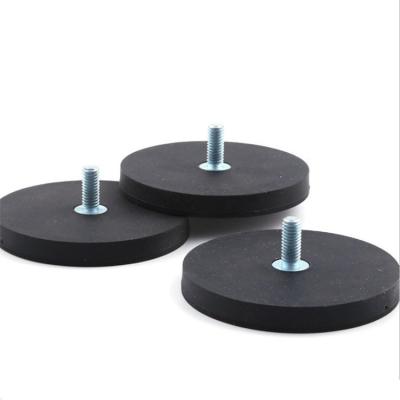 China Rubber Coated Neodymium Magnets NdFeB Grade and Sample Super Strong Round Magnet for sale