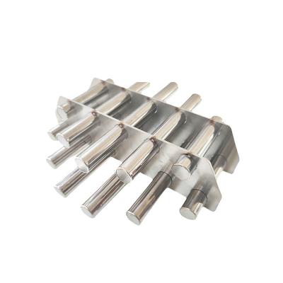 China Neodymium Magnet Composite D25mm Magnetic Grate for Food Industry Customized for sale