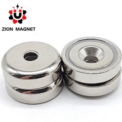 China Processing Service Neodymium Cup Magnets with Strong Holding Power and ±5% Tolerance for sale