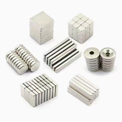 China N35 N42 N52 Permanent NdFeB Bar Neodymium Magnet with High Magnetization Direction for sale