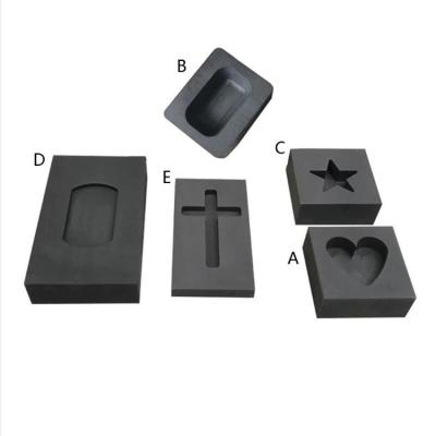 China High Pure Graphite Mold for Casting and Refining Gold Silver Nonferrous Metal Jewelry for sale