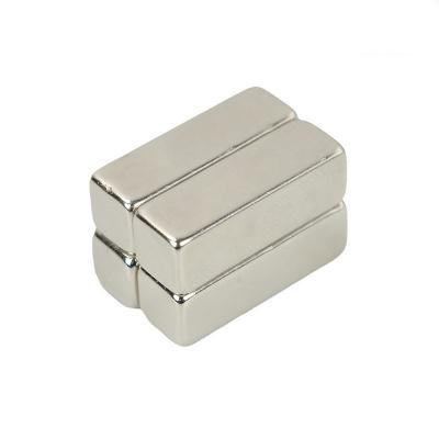 China Acceptable Customized Industrial Magnet Hot Square Neodymium Magnet Rectangular Bar for sale