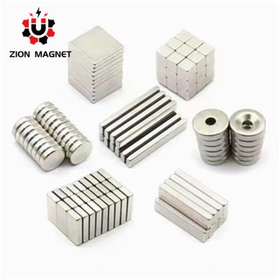 China Perfect Square Block N52 Neodymium Mini Magnets Block Customizable Magnetization direction for sale