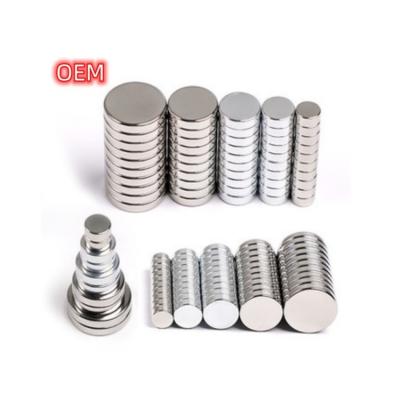 China Sensors N52 N35 Strong Permanent Neodymium Magnets Disc Round Tiny Disc Magnet Customized Acceptable for sale