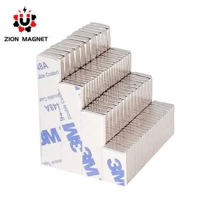 China Industrial Magnet Permanent Neodymium Magnet Adhesive Block Ideal for Industrial Needs for sale