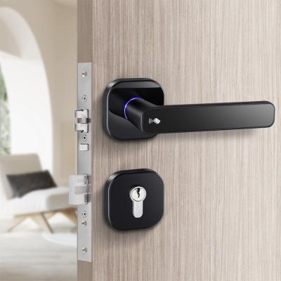 China Smartek Zinc Alloy Eu Mortise Split Keyless Hotel Lock RFID Room Card LOCK Entry Hotel System for sale