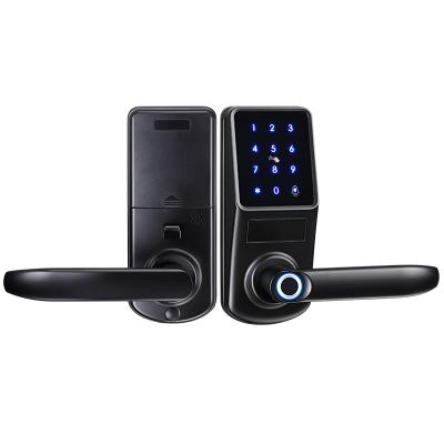 Китай Aluminum alloy panel TUYA wifi version smart home security door latch electric bolt lock продается