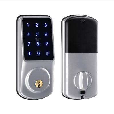 중국 Newest alloy panel A220 wifi deadbolt American style aluminum smart lock for apartments residencial 판매용