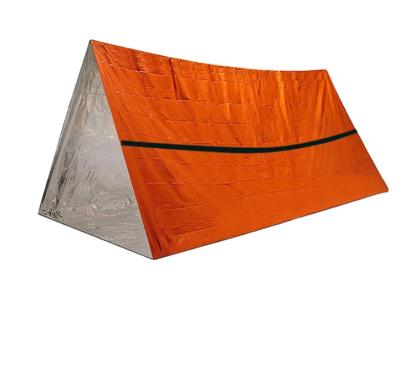 China Tube Type Tent Stake Outdoor Waterproof Emergency Survival Shelter 2 Person Emergency Survival Tent Wholesale for sale