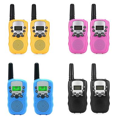 China PTTs (Push To Talk) Walkie Talkies For Kids Toys With LCD Display Flashlight 22 Channels 2 Way Backlit Radio 3 Miles Range for sale