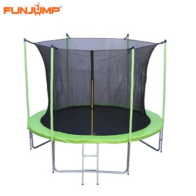 Κίνα Eco - Friendly Round Inside Net Park Floor Trampoline Amusement With Rain Cover προς πώληση