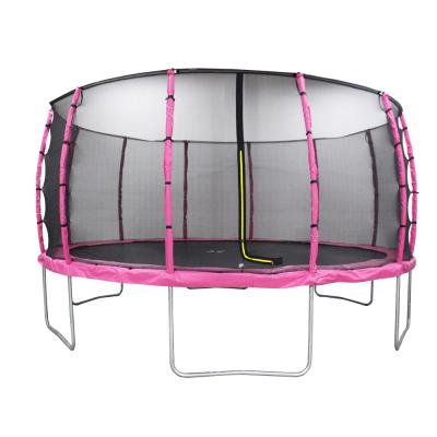 Китай With protective funjump net trampoline with safety net kids outdoor trampoline продается