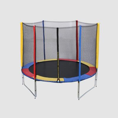 China Eco-friendly FUMJUMP 244cm Indoor Net Round Blue 8ft Used Trampoline for sale