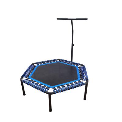 Cina Eco-friendly cheap price eco-friendly home indoor gym trampoline mini fitness trampoline manufacturer in vendita