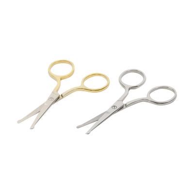 China Modern High Quality Forged Stainless Steel Nose Hair Scissors Makeup Tools for sale