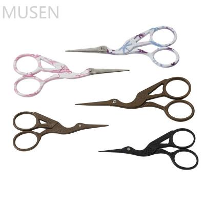 China High Durability Antique Forged Bird Stainless Steel Vintage Embroidery Scissors for sale