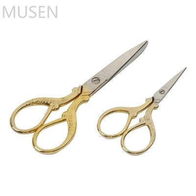 China High Quality Stainless Steel Convenience Handcraft Daily Custom Vintage Sewing Scissors for sale