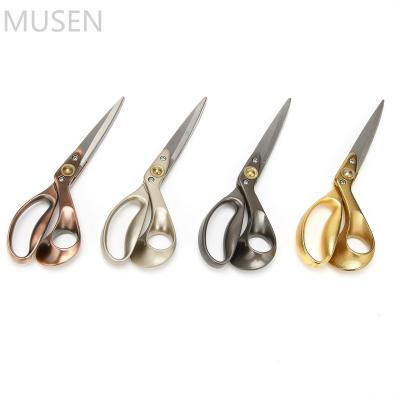 China Superior Quality Durable Ice Tempered Stainless Steel Blade Alloy Handle Working Scissors Sewing Scissors for sale