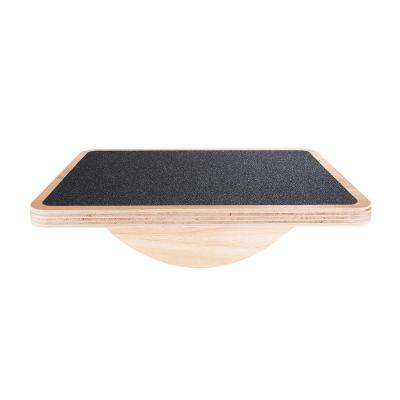 China New Professional Anti-skid Rectangle Balance Rocker Wooden Board for sale