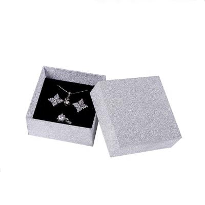 China Recyclable Custom Logo Luxury Jewelry Packaging Box With Velvet Insert Paper Box Hard Cover Gift Box for sale