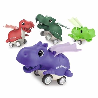 China Children's Toy Car New Jurassic With Cap Mini Walking Dinosaur Car Boys And Girls Fun Toy Car Gift Gift for sale