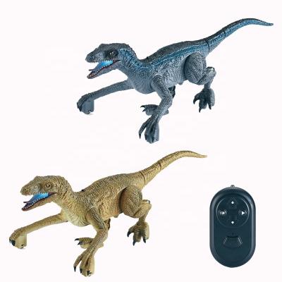 China Animal toys new 2.4G children's simulation dinosaur walking and running simulation remote control joint toy dinosaur sound effect moving Li for sale