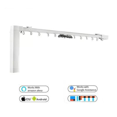 China Trietex Rail Track Wifi Support Smart Home Smart Home Curtain Rail Office Customized Factory Customized Electric Electric Curtain Rail Wholesaler for sale