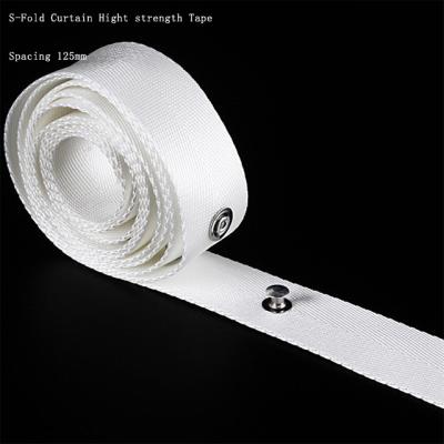 China Office S Z Wave Curtain High Performance Strip Distance 125mm Carrier Runners Run For Home Decoration S-Wave Curtain Accessories for sale