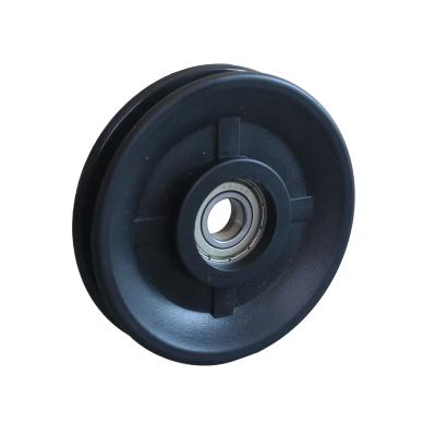 China Fitness Center Gym Accessories Nylon Pulley Wheels With Bearings, Cable Pulley Wheels For Gym Machine for sale