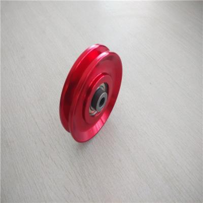 China Fitness center 80mm cable pulley wheels, small quantity plastic pulley for sale for sale