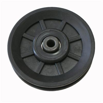 China Fitness Center Fitness Parts Low Price Slider Pulley , Plastic Wire Rope Pulley for sale