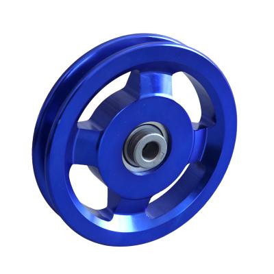 China Comfortable Hot Gym 90mm, Commercial AL Pulley Sale Metal Pulley Wheels For Gym for sale