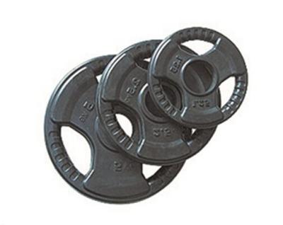 China Comfortable Different Sizes Q235 Weight Steel Plates 50kg With Rubber Cover for sale