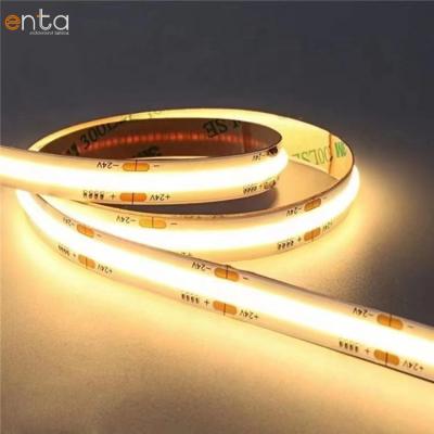 China Entertainment Venues / Price Promotional Warm White 320Leds COB 24V 10Mm 40W 3000K Business Center / Shopping Mall Led Strip Light for sale