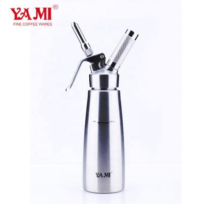 China YAMI High Quality 304 Stainless Steel Sustainable Professional Whipped Cream Dispenser for sale