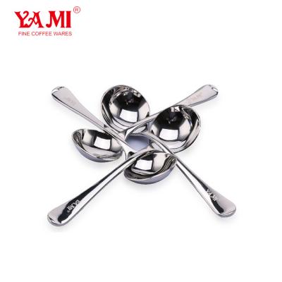 China Yami Professional Stainless Steel Coffee Stocked Cupping Spoon Doser for sale