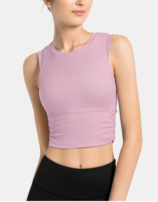 China Wholesale QUICK DRY Workout Womens Activewear Pink Tank Ladies Tank Top Plain for sale