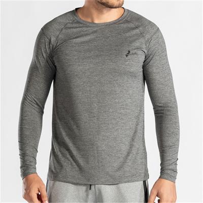 China Wholesale Custom Breathable Compression Sports Men's OEM Plain Long Sleeves T-Shirt for sale