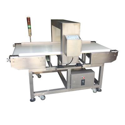 China 2022 Food Metal Detector High Quality Cheap Price Small Conveyor Belt Metal Detector Machine With Rejection For Junk Food for sale